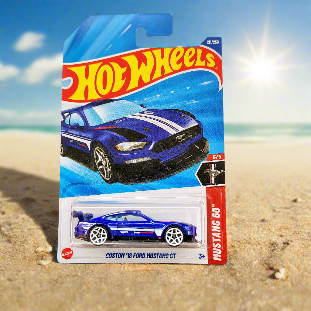 Hot Wheels Custom 18 Ford Mustang GT 1:64 scale car