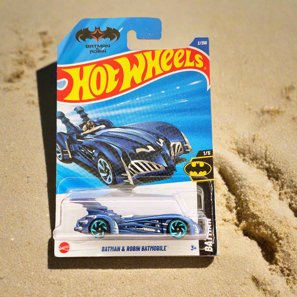 Hot Wheels Batman & Robin Batmobile 1:64 scale car