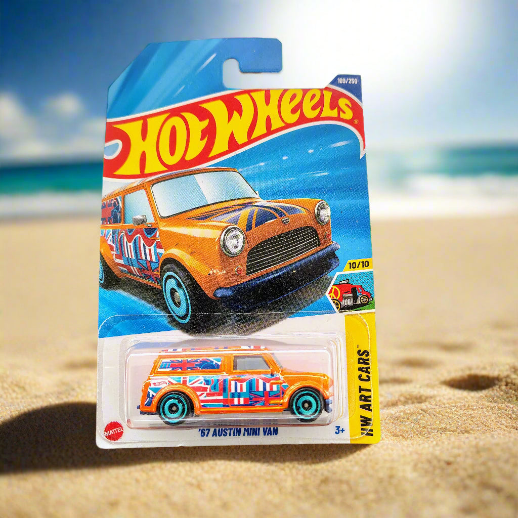 Hot Wheels 67 Austin Mini Van 1:64 scale car