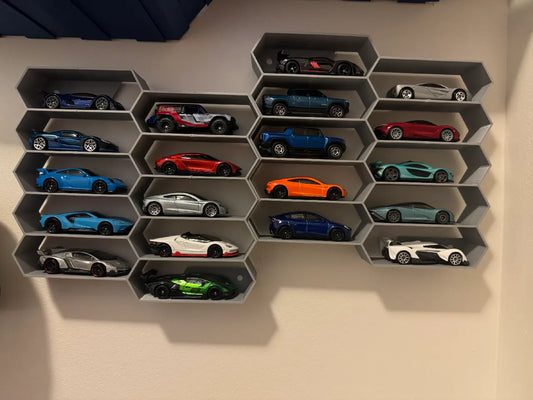 Honeycomb Hotwheels storage