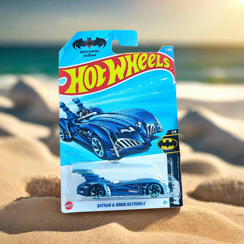 Hot Wheels Batman & Robin Batmobile 1:64 scale car