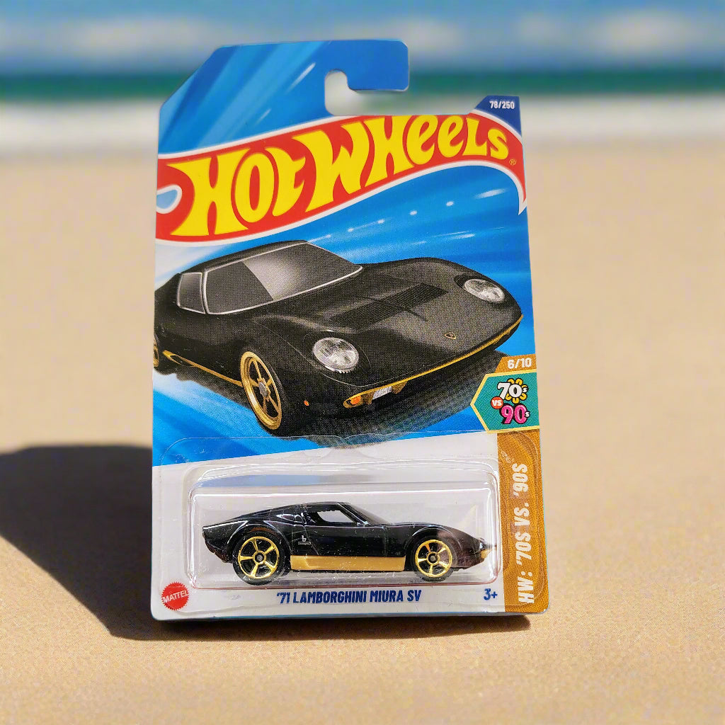Hot Wheels 71 Lamborghini Miura SV 1:64 scale car