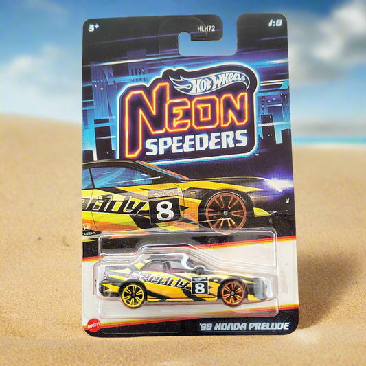 Hot Wheels  Hot Wheels Neon Speeder 2025 98 Honda Prelude 1:64 scale car