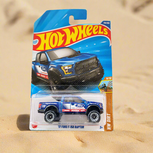 Hot Wheels 17 Ford F150 Raptor 1:64 scale car
